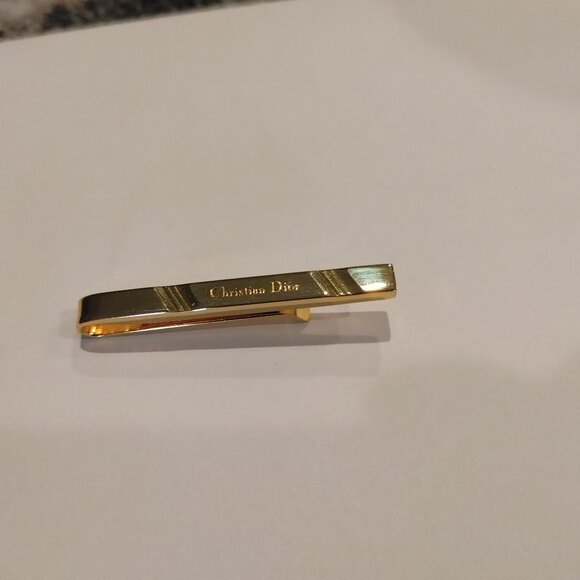 Christian Dior Gold Plated Money Clip - Picture 1 of 16